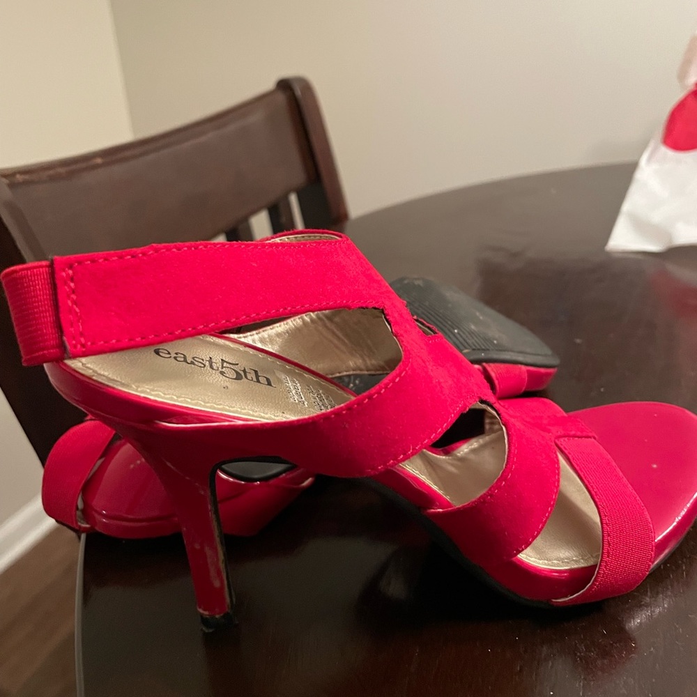Red dress heels